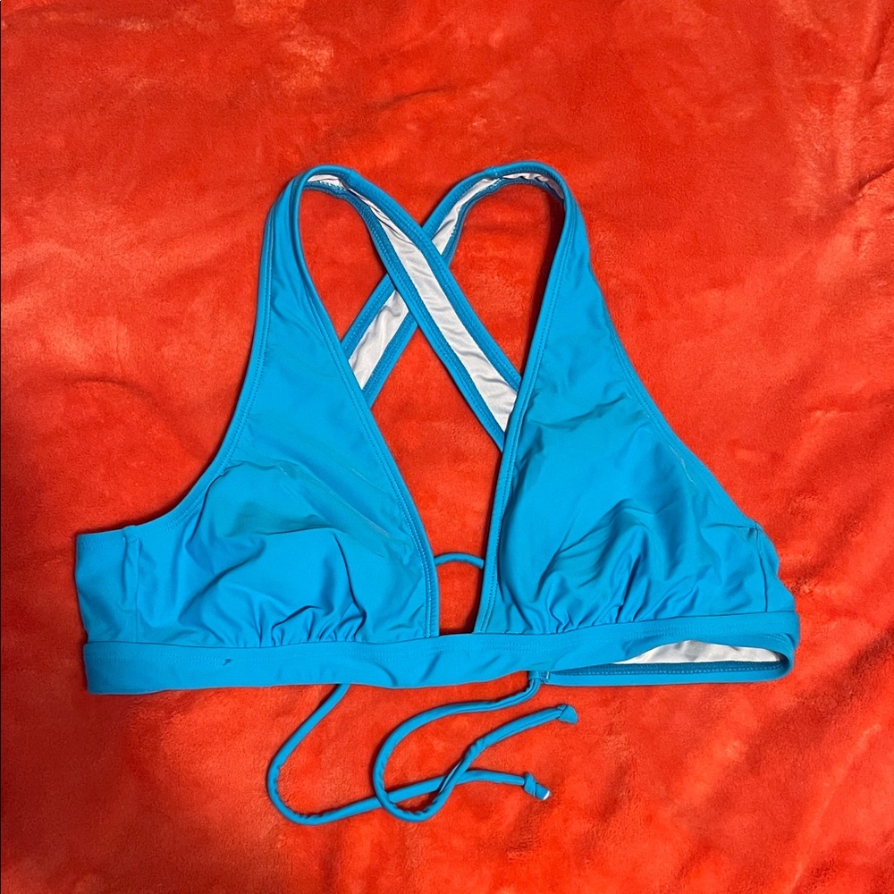 Women's Blue Swim Top